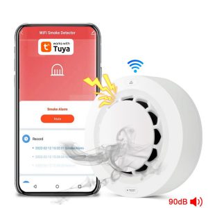 Détecteur de Fumée Intelligent WiFi - Sécurité Incendie Connectée pour Maison et Entreprise au Sénégal