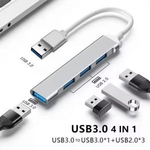 Hub USB 3.0 4-en-1 - Ultra-Portable  4 Ports