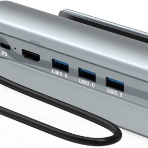 Hub USB-C 6-en-1 avec Charge Rapide et Ethernet Gigabit