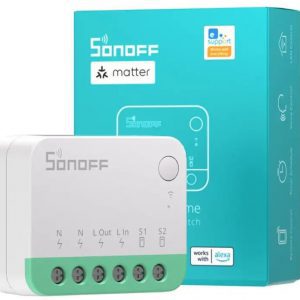 Interrupteur Intelligent WiFi SONOFF MINIR4M - Contrôle à Distance via App - Compatible Matter
